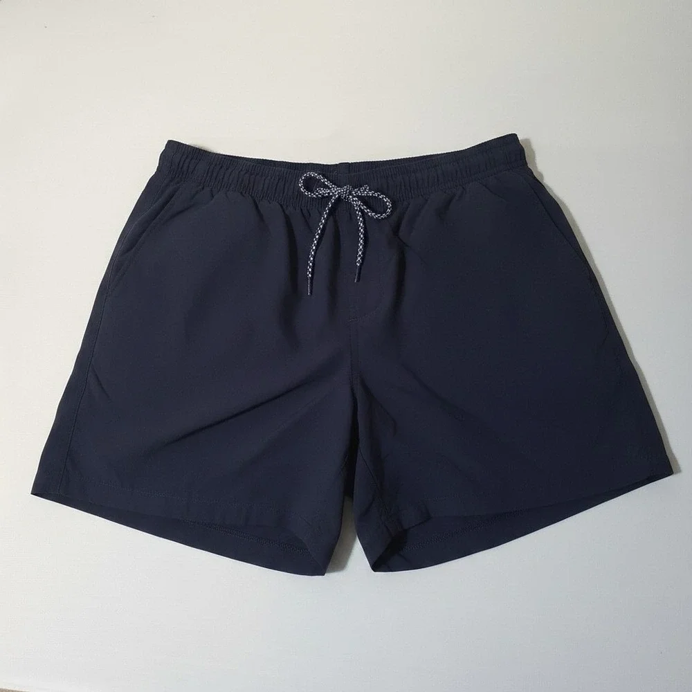 Columbia PFG Shorts Mens L Black Navy Blue LOT OF 2 Fishing Performance Gear